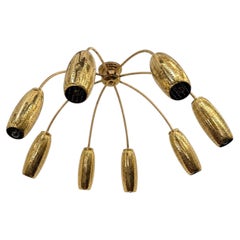 A Vintage Brass Midcentury Light Fixture