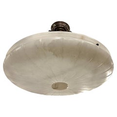 Pair of Large Alabaster Fixtures, Sold Individually