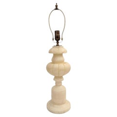 Vintage Neoclassic Italian Alabaster Table Lamp