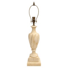 Vintage Neoclassic Italian Alabaster Table Lamp