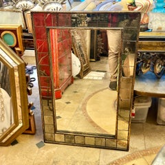 Italienischer Spiegel im Vintage-Stil mit Patina