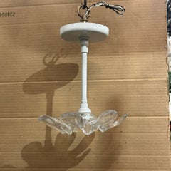 Set of 11 Murano Glass Flower Light Fixtures, Sold Individually