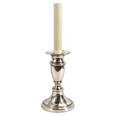 Vintage English Sliver Plated Candlestick Lamp