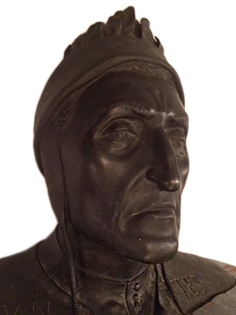 19th century grand tour bust of Dante Alighieri.
Measures: 17