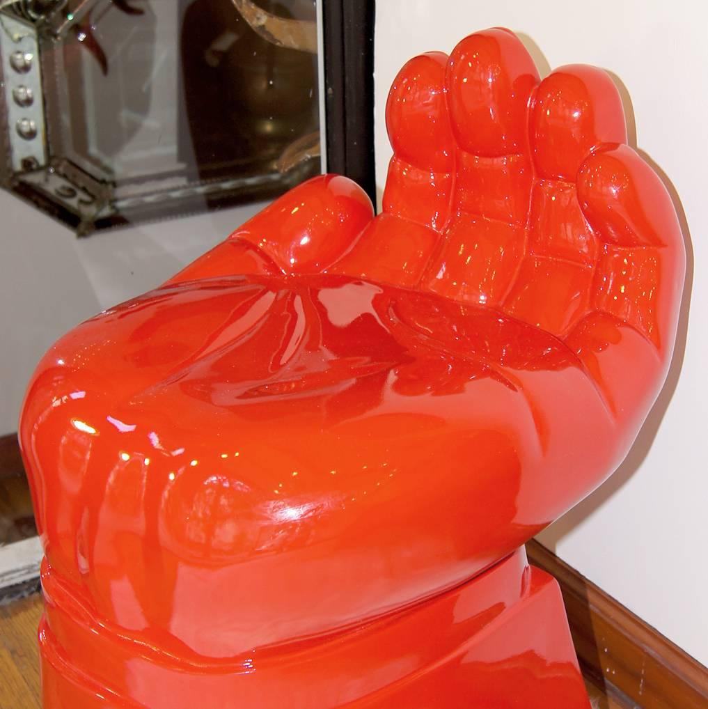 Mid-20th Century Set of Resin Cast Hand Chairs, Sold Individually For Sale