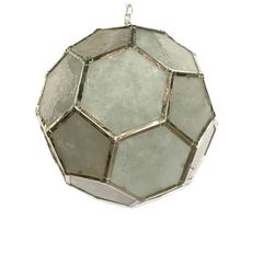 Large Moderne Nickel-Plated Lantern