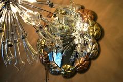 Pair of Hammered Metal Mirrors, Sold Individually