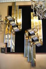Pair of Metal Wall Sculptures