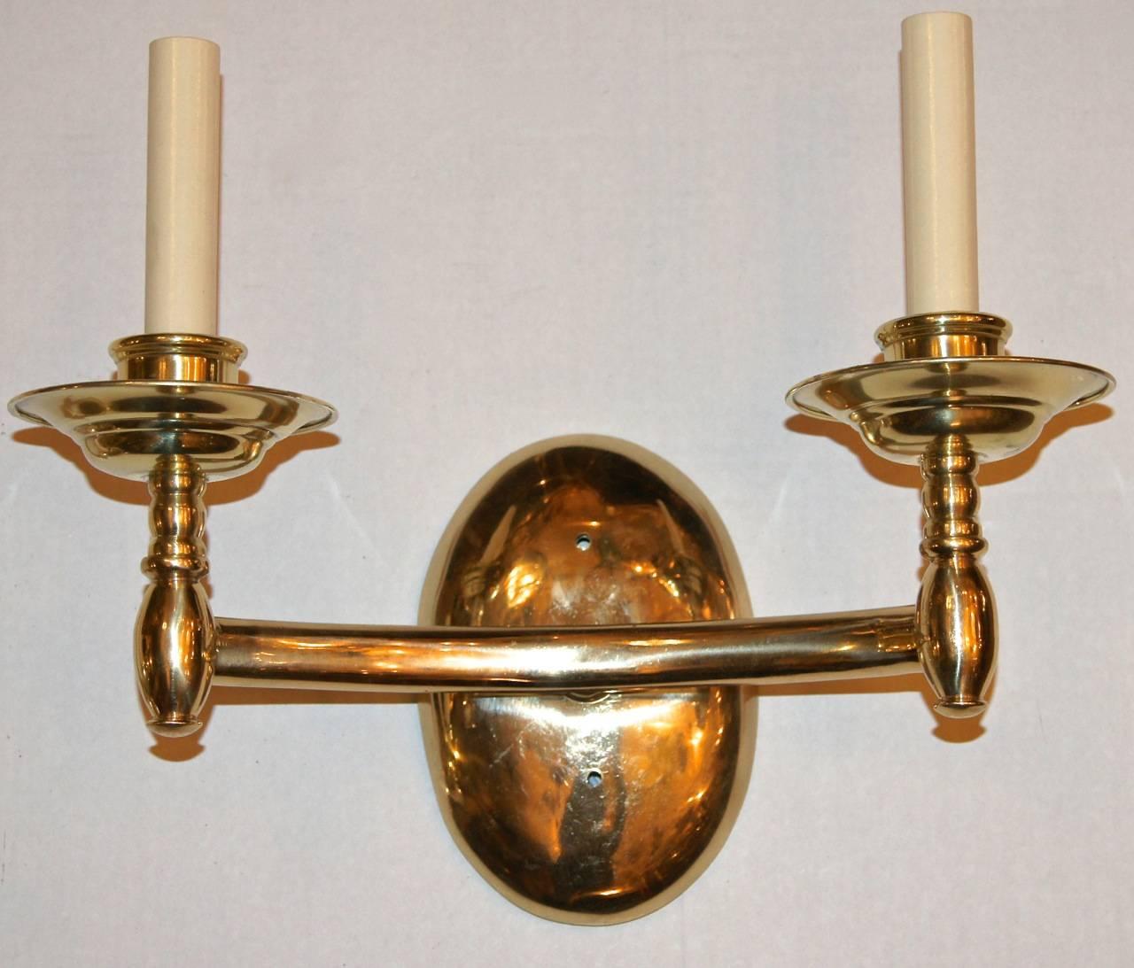 French Set of Italian Art Deco Style Sconces, Sold per Pair For Sale