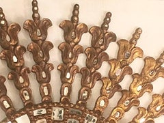 Large Gilt Sunburst Mirror