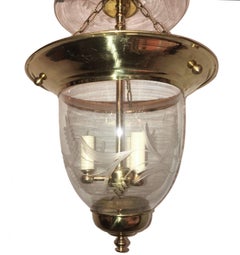 Etched Glass Lantern