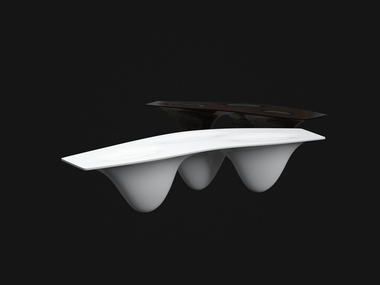Aqua Table by Zaha Hadid for Established & Sons Signature Collection In New Condition In Los Angeles, CA