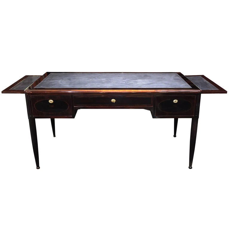 French Art Deco Macassar Ebony And Marquetry Desk For At 1stdibs French Art Deco Macassar Ebony And Marquetry Desk For