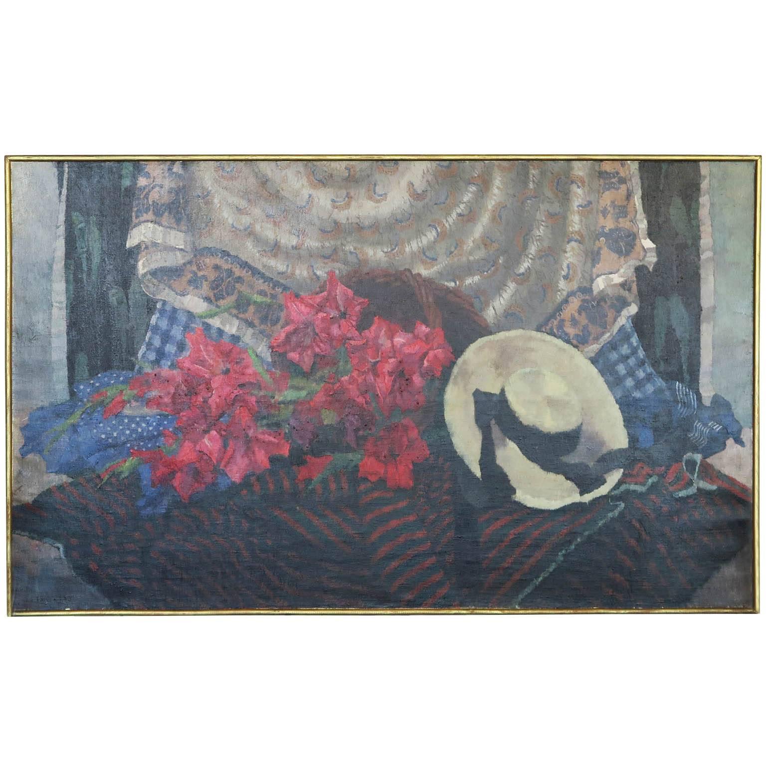 Lifestyle Painting by Zene Fountayne For Sale
