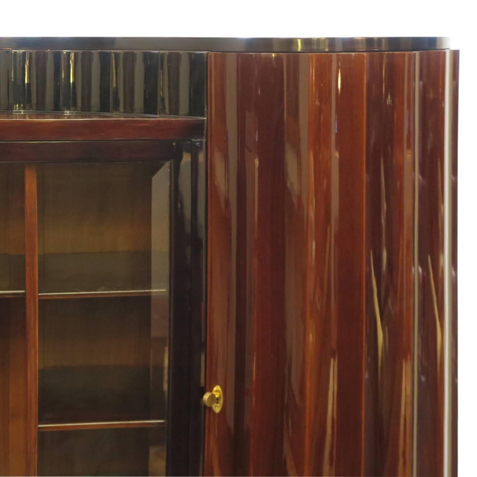Palisander Armoire by Francisque Chaleyssin In Good Condition In Los Angeles, CA