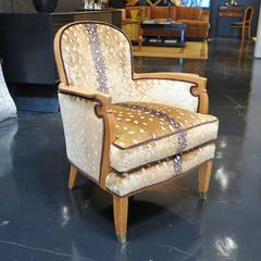 Pair of Jules Leleu Chairs, France, circa 1940s