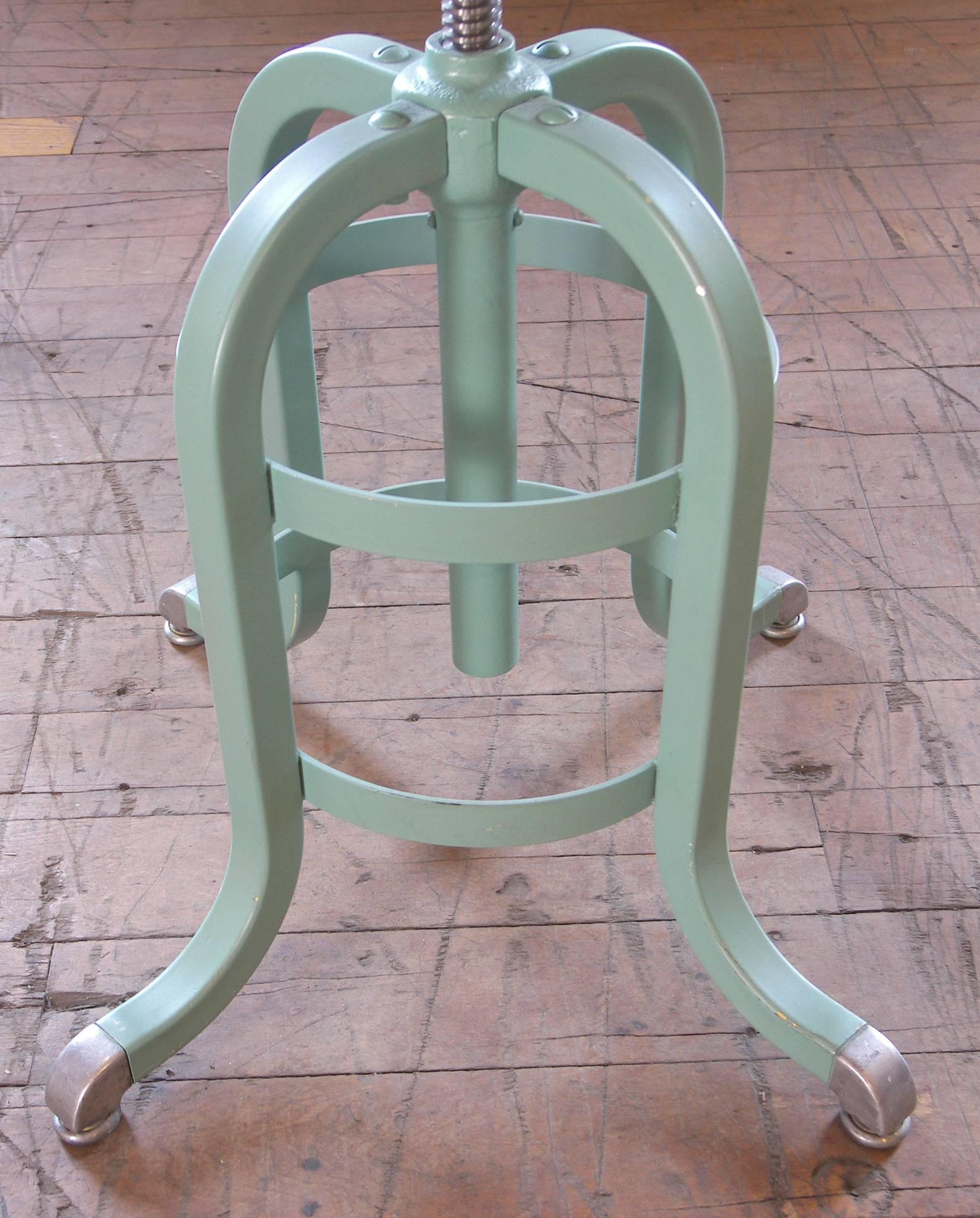 vintage medical stool