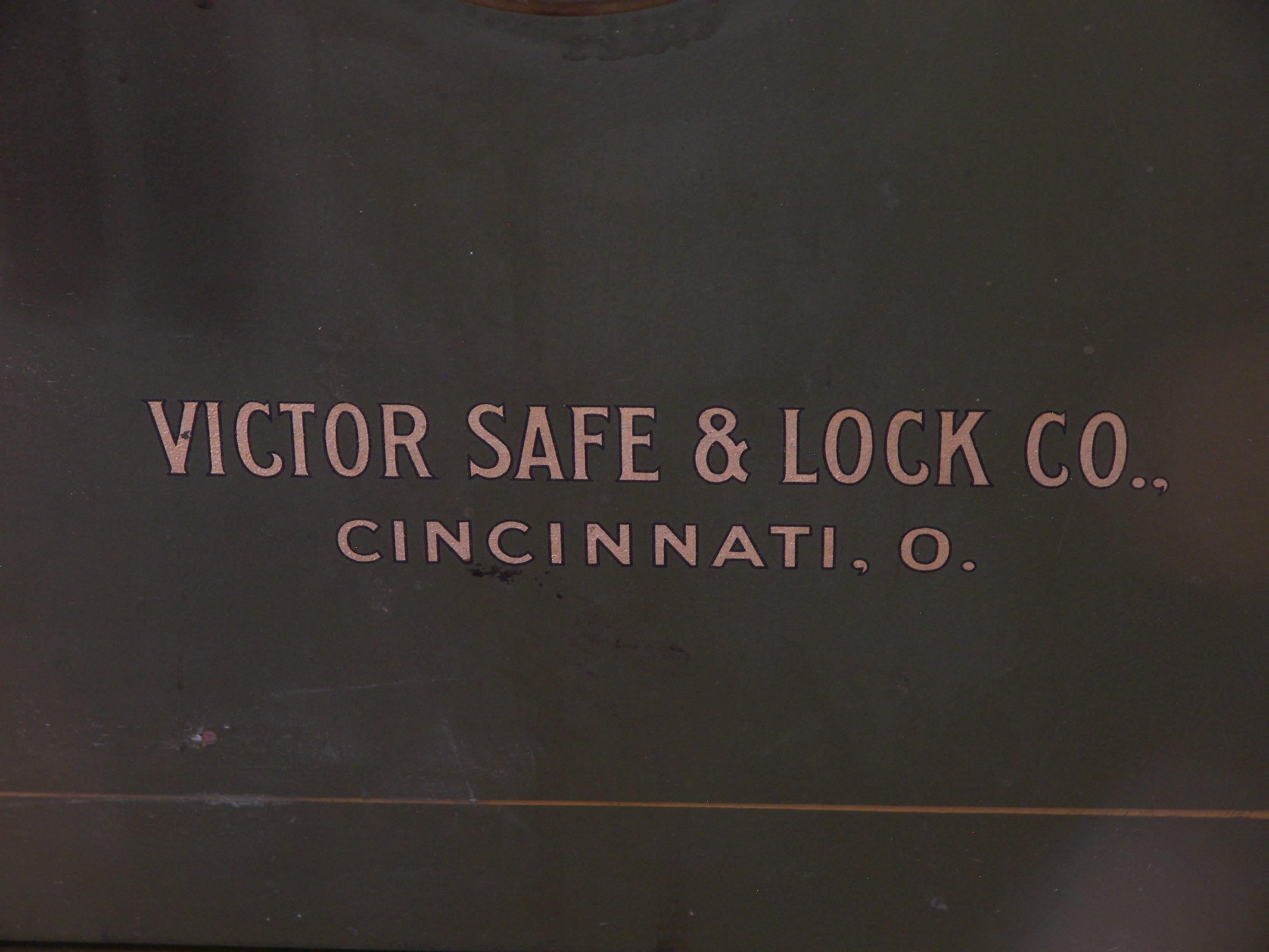 Steel Vintage Victor Safe, Victor Safe and Lock Company