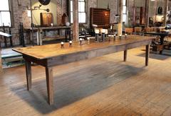 Rustic Wooden Pine Dining, Harvest, Farm Conference, Kitchen Table