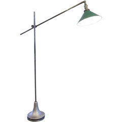Bespoke Floor Lamp, Adjustable Vintage Industrial