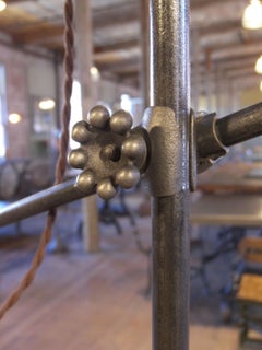 Bespoke Floor Lamp, Adjustable Vintage Industrial