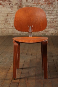Dining Chair, Mid-Century Modern, Piretti Xylon Bent Plywood Seat