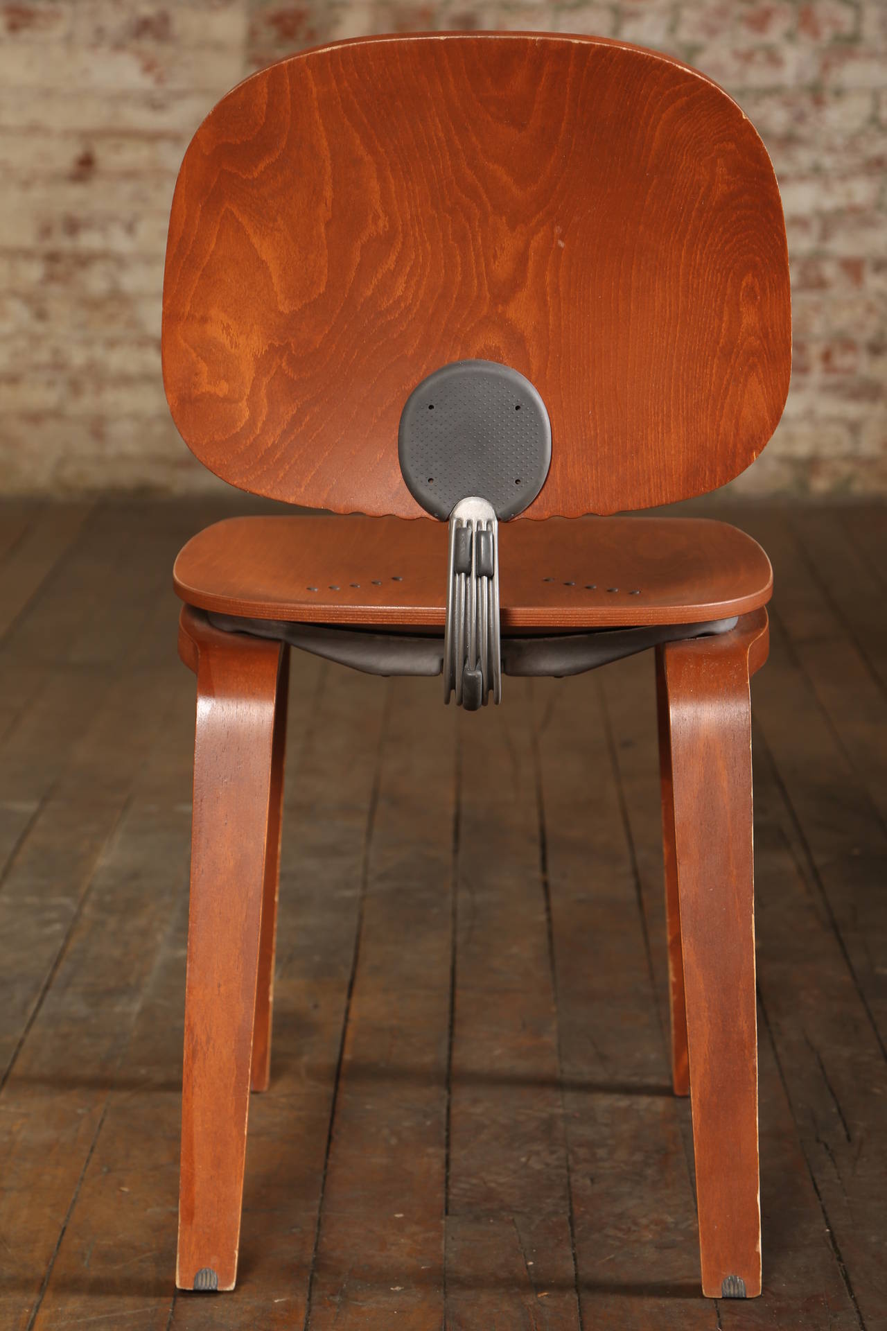 American Set of 10 Mid-Century Modern Piretti Xylon Bent Plywood Dining Chairs