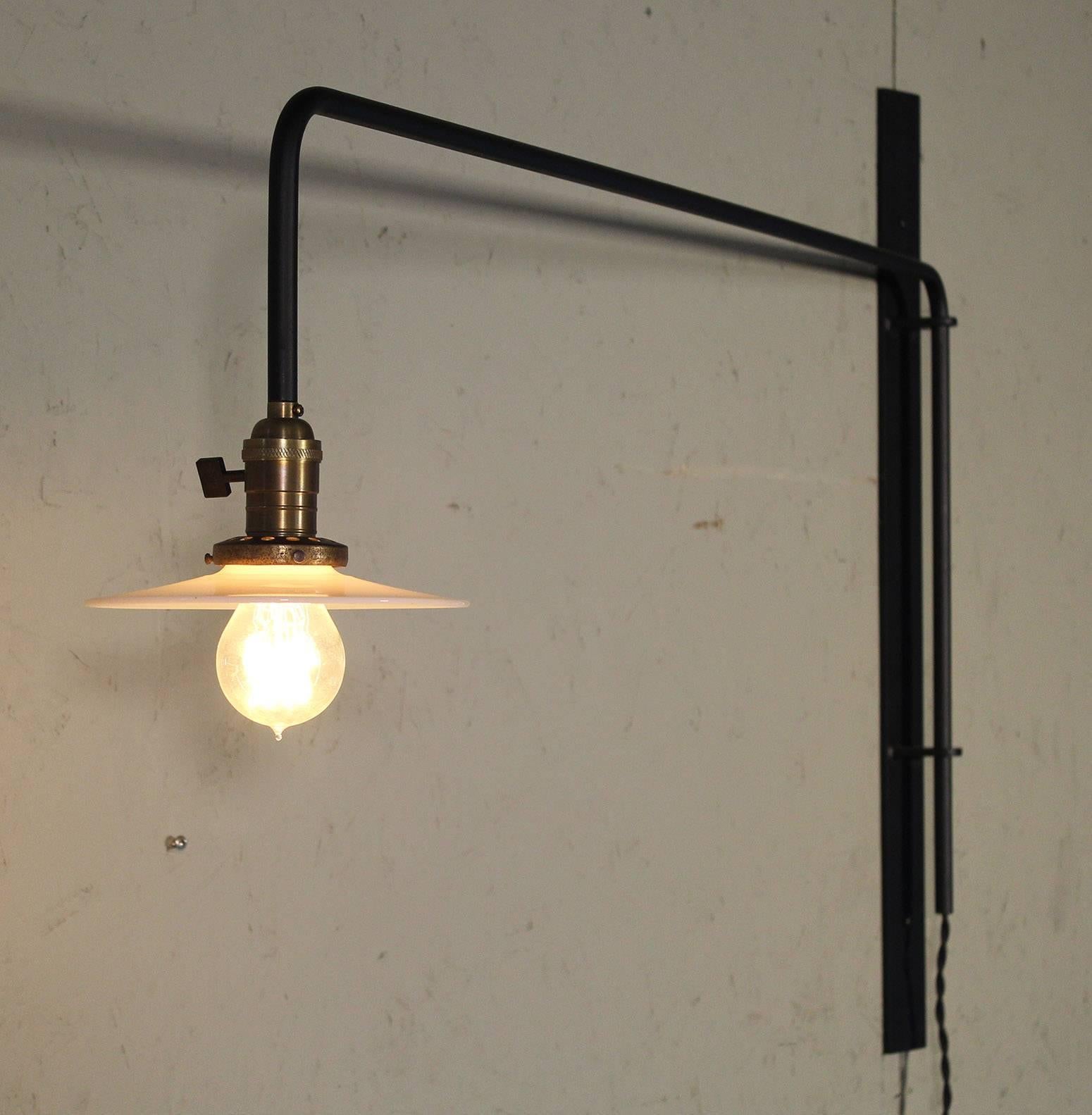 American Swing-Arm Wall Sconce For Sale