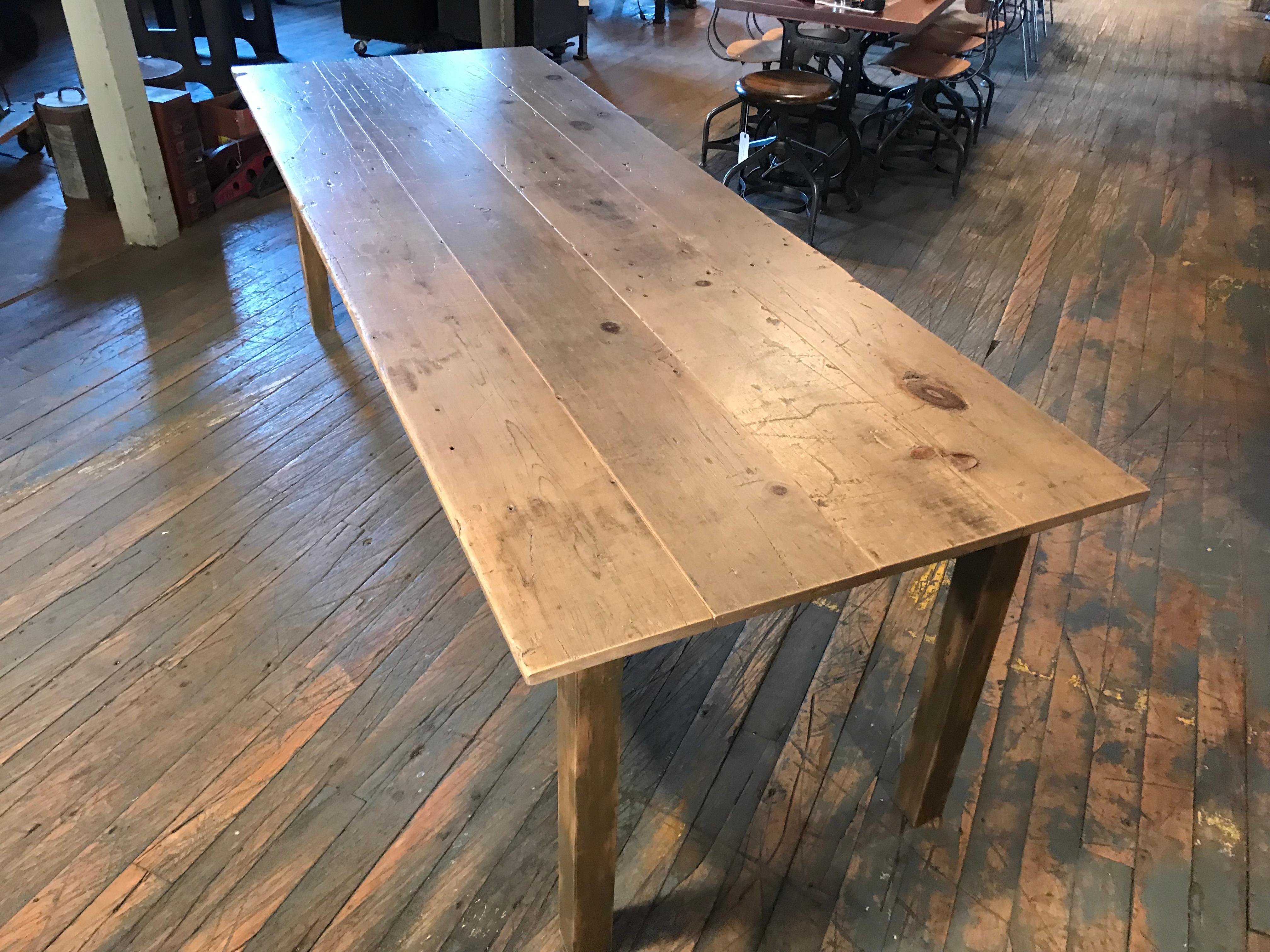 Country Reclaimed Pine Harvest Table