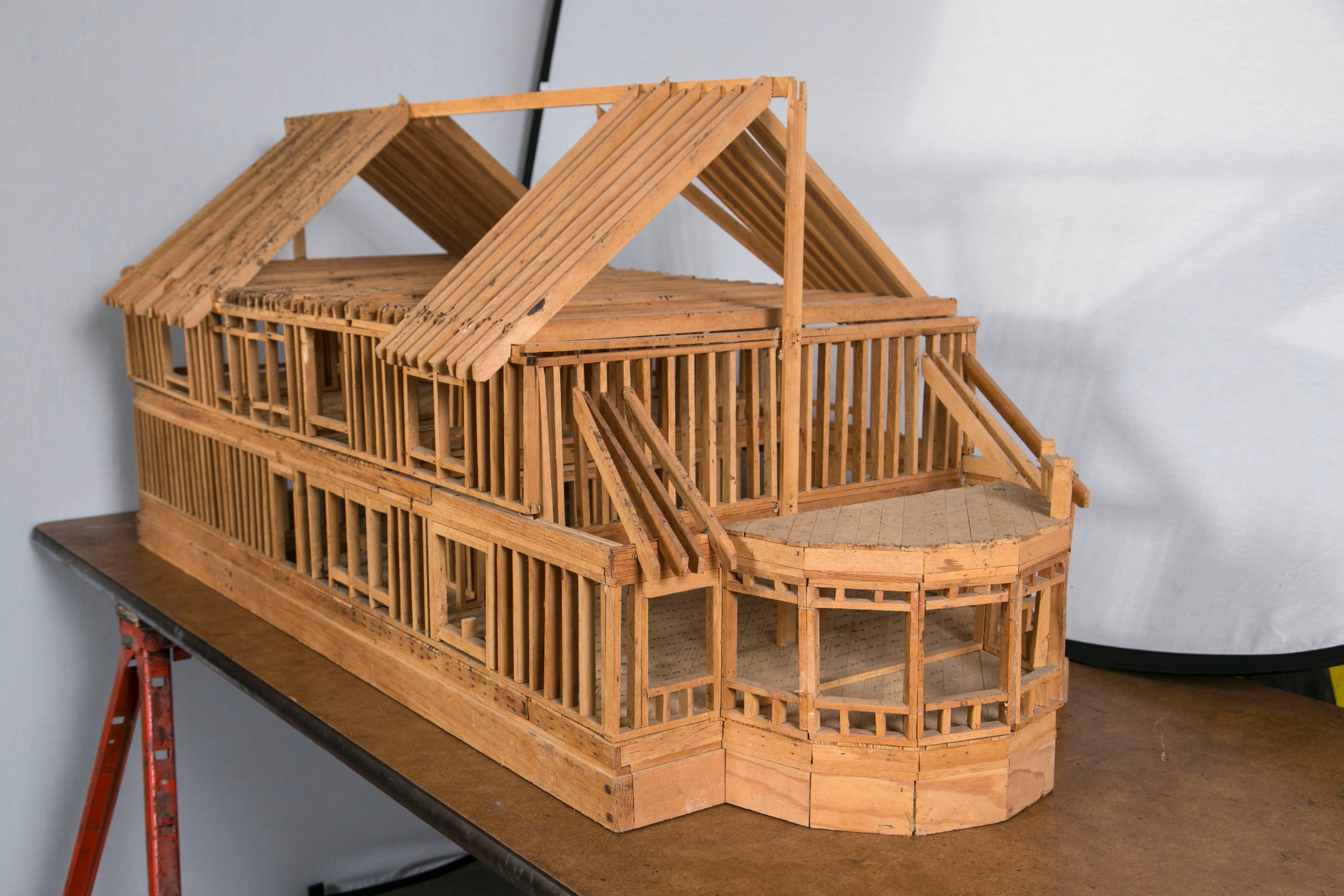 timber frame model