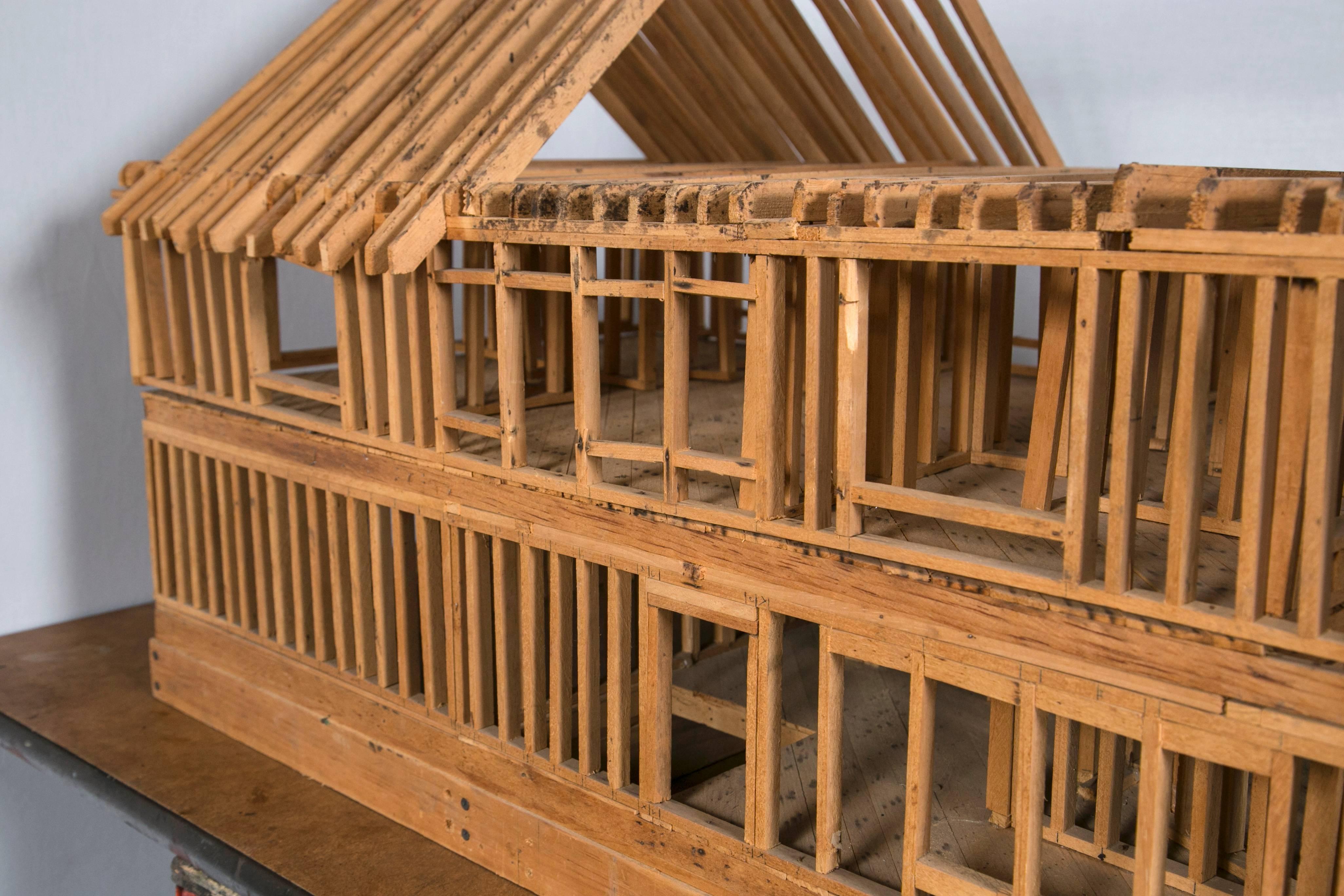 timber frame model