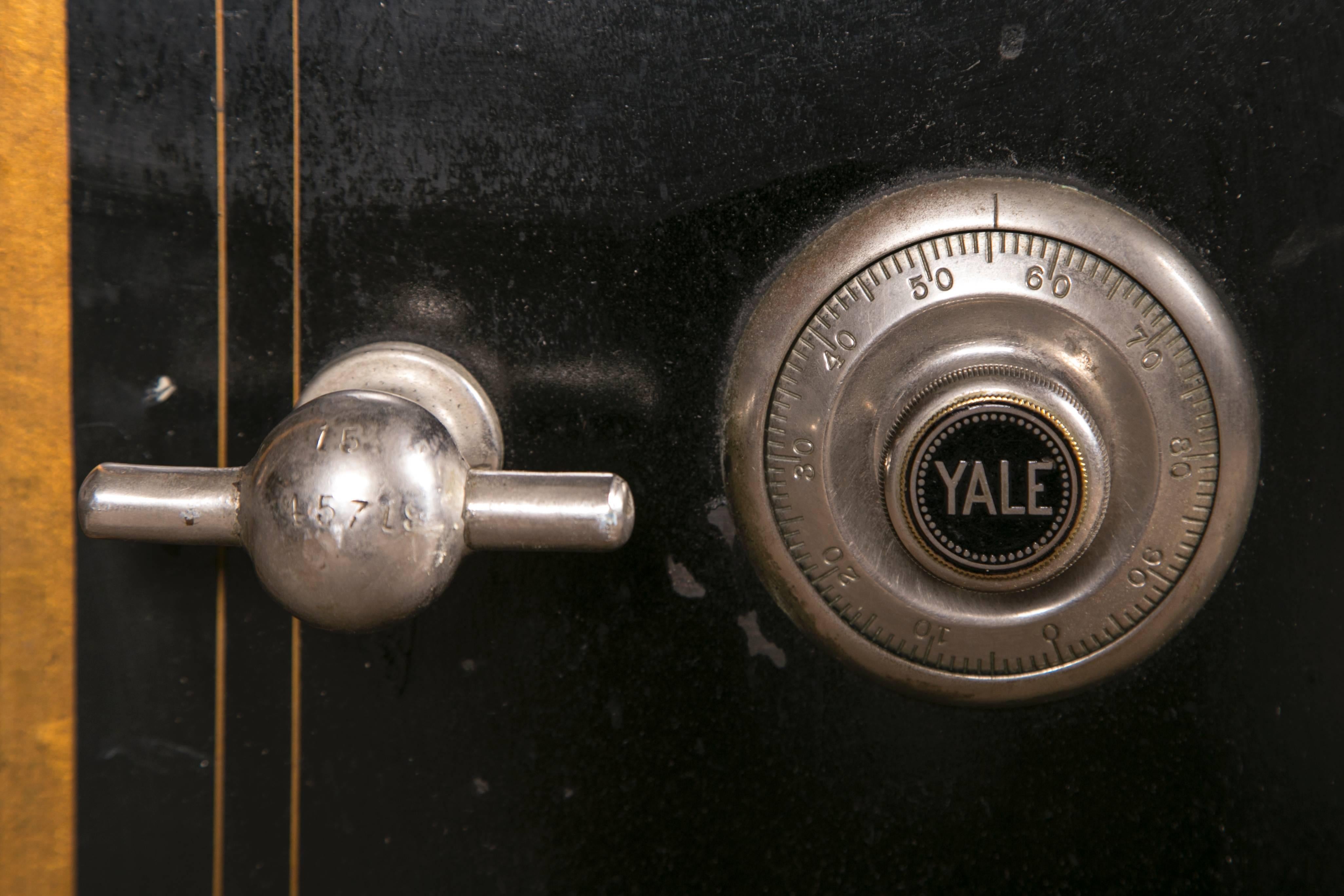 Vintage safe by Marsh Safe Co., Bridgeport, CT