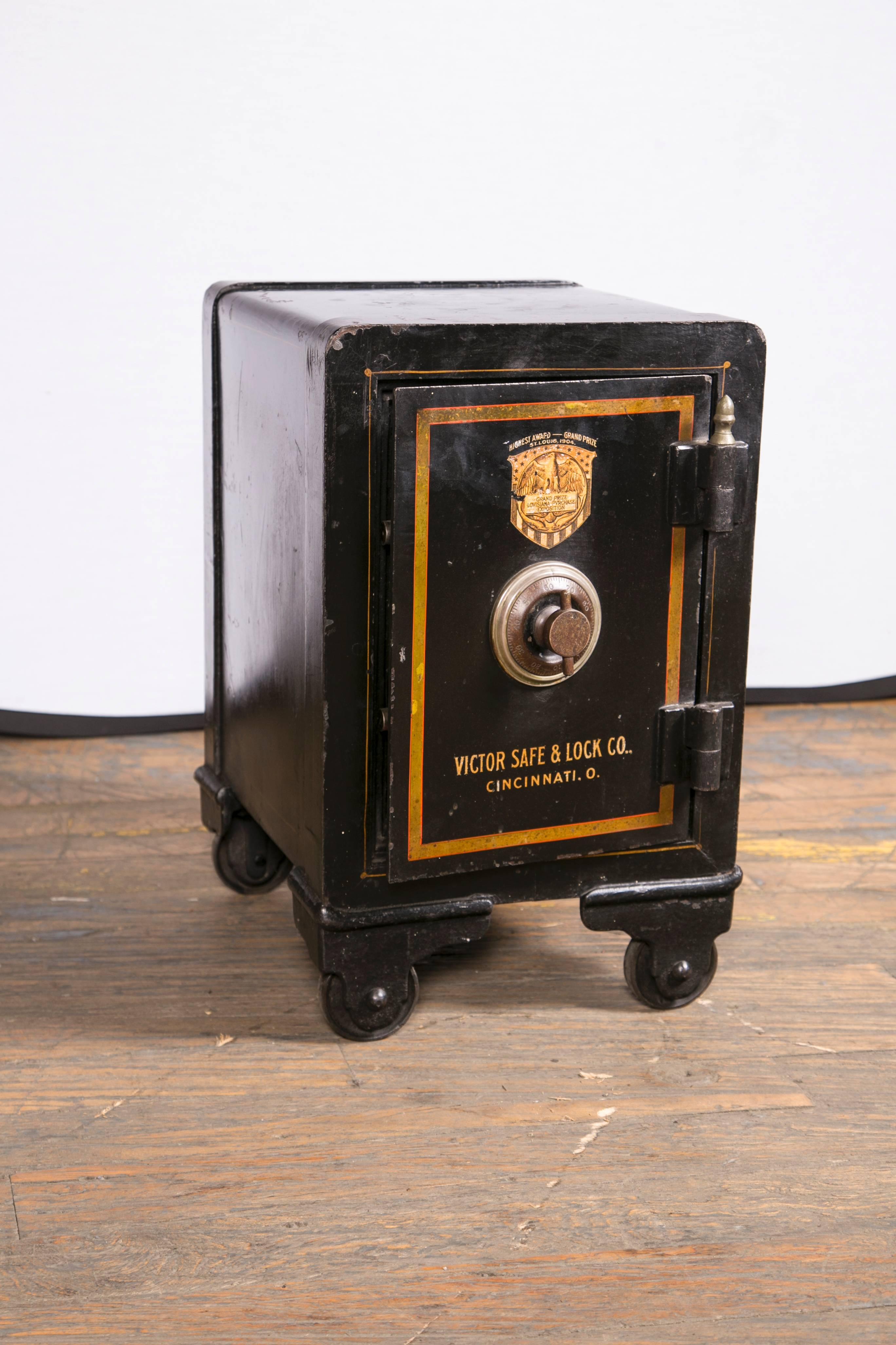Vintage safe by the Victor Safe & Lock Co., Cincinnati, Ohio