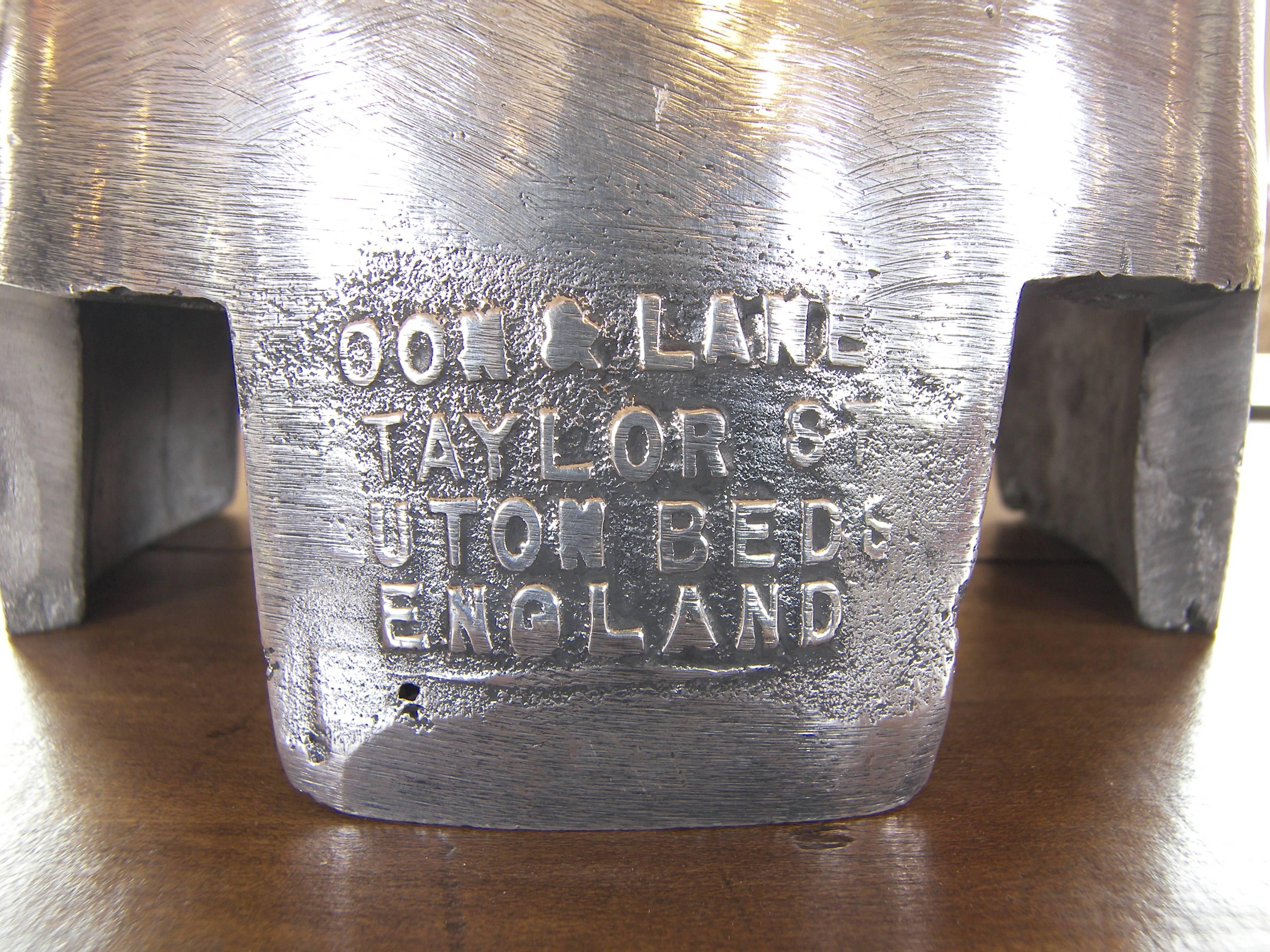 Vintage Polished Aluminum Hat Block Mold In Good Condition In Oakville, CT