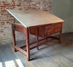 Antique Hamilton Drafting Table / Writing Desk