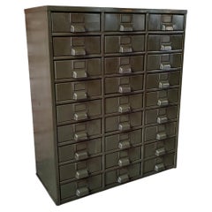 Vintage industrial Steel Apothecary Cabinet