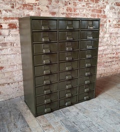 Vintage industrial Steel Apothecary Cabinet