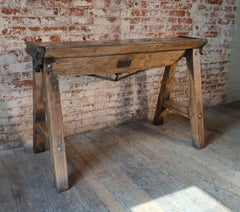 Vintage Industrial Console / Sofa Table