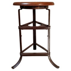 Antique Industrial Shop Stool