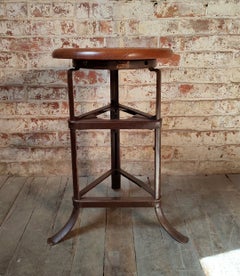 Antique Industrial Shop Stool