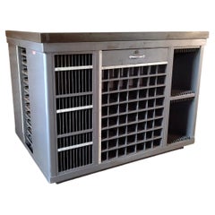 Vintage Industrial Steel Island / Retail Counter