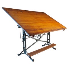 Antique Keuffel & Esser Drafting Table