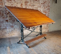 Antique Keuffel & Esser Drafting Table