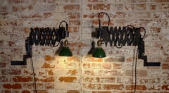 Pair of Antique Scissor Wall Lamps