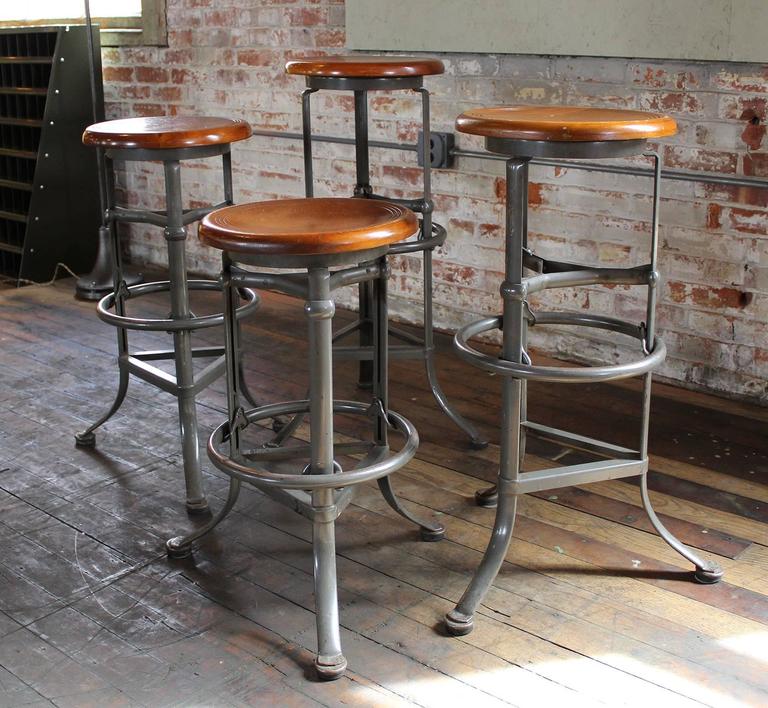 Vintage industrial bar stools sale