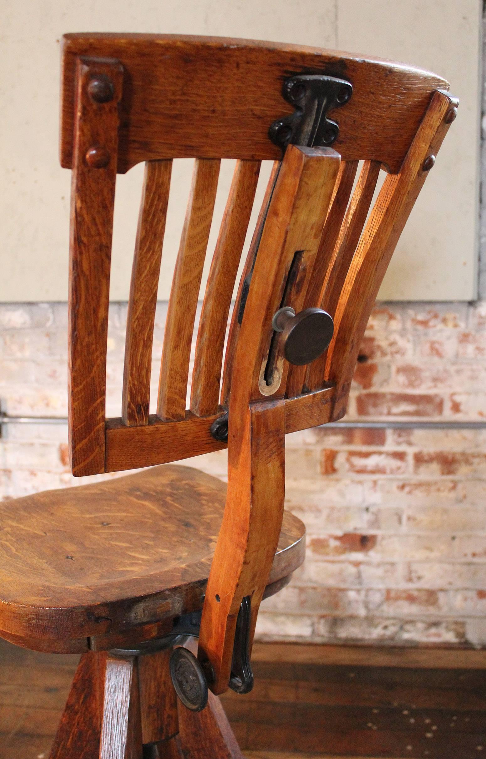 wood drafting chair