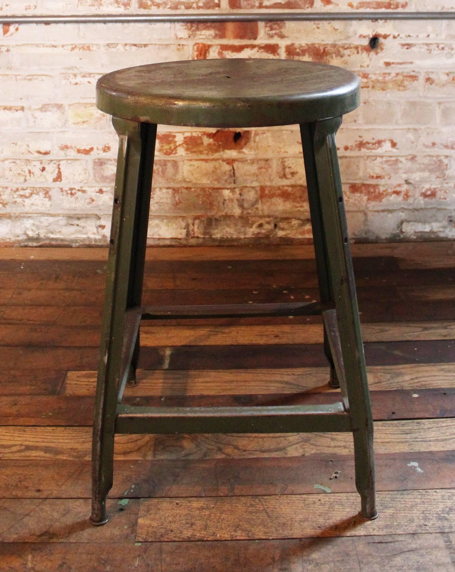 vintage industrial stool