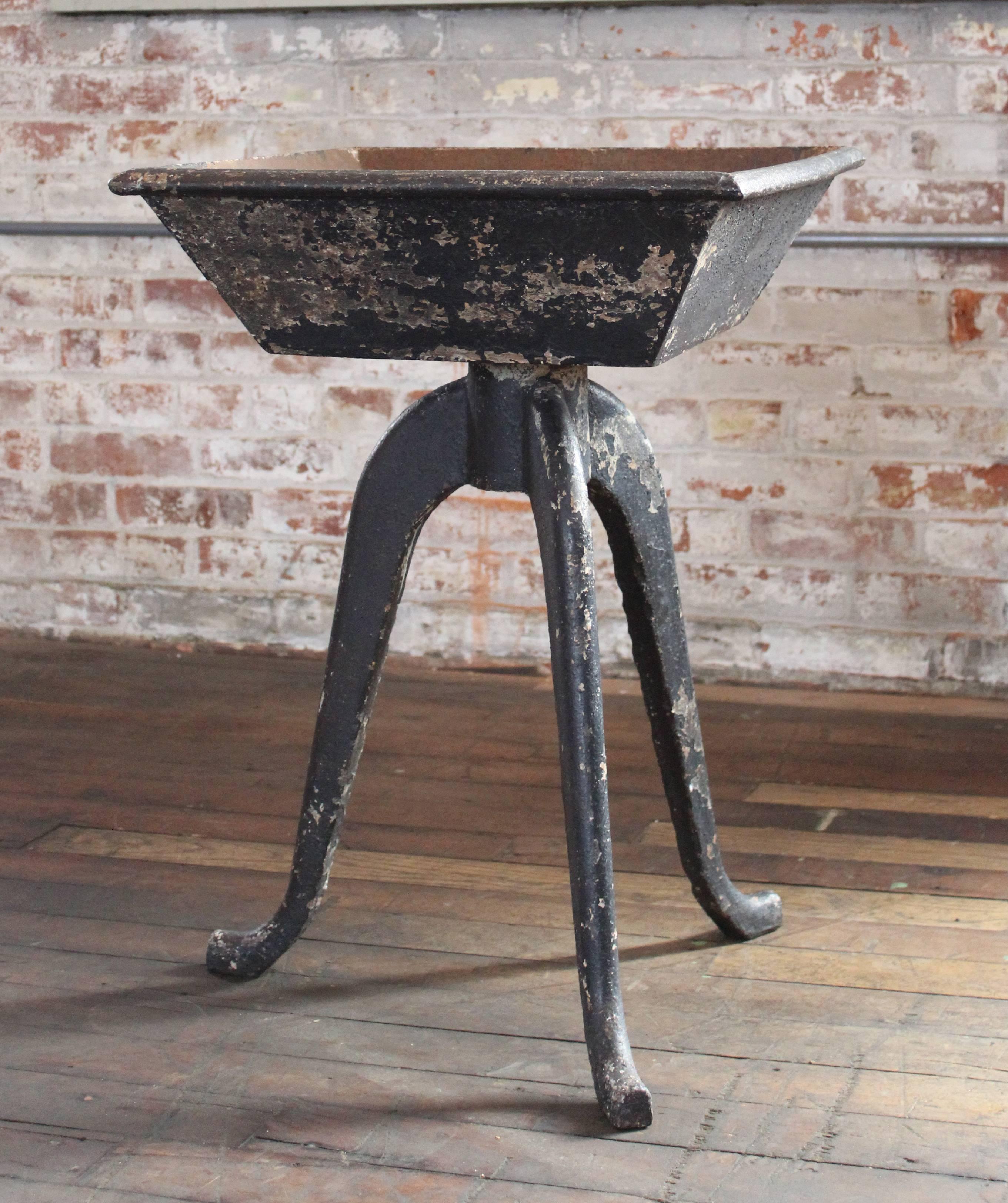 cast iron table stand