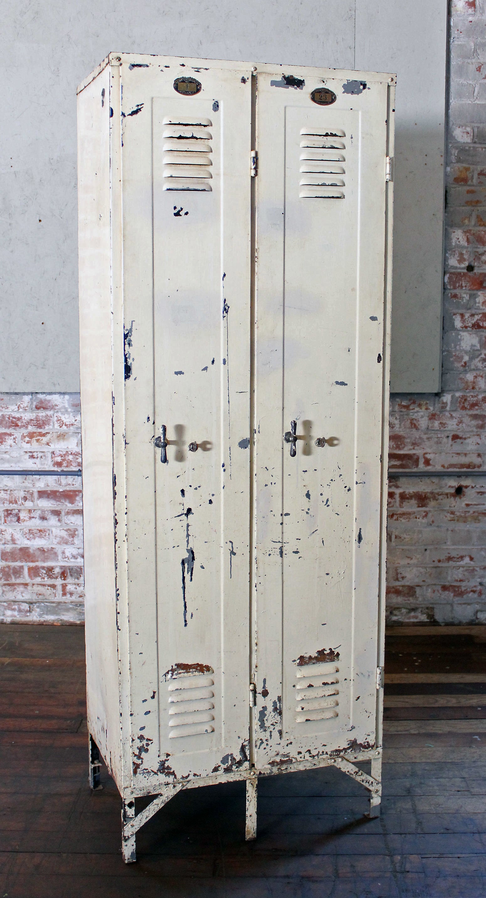 Vintage Industrial Metal Lockers