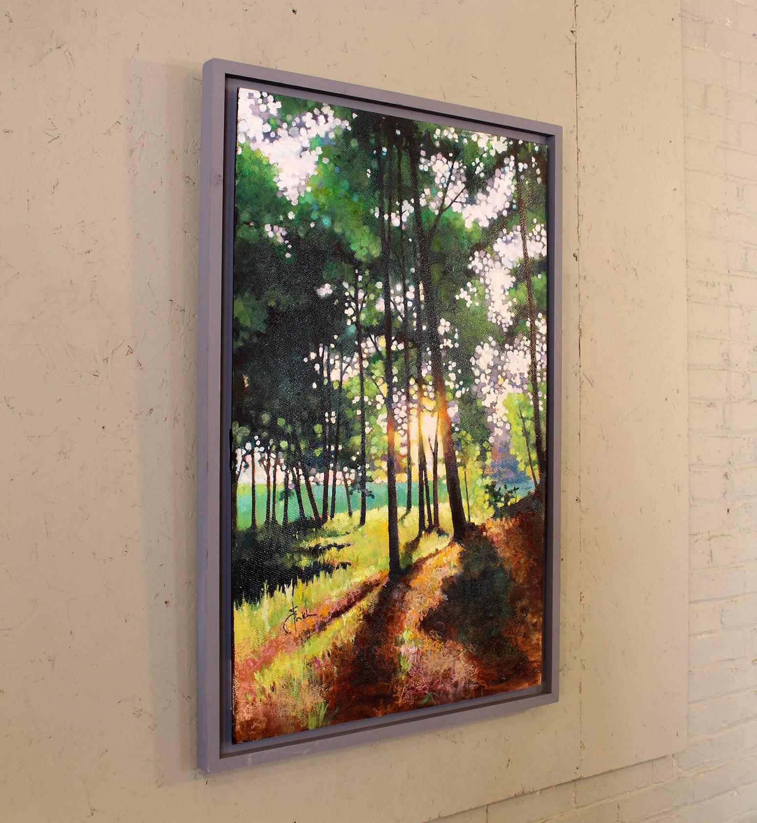 Original Oil And Oil Pastels Painting Landscape By Kevin Conklin